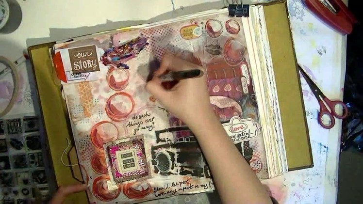 Art Journal Page Process - Loves Layers