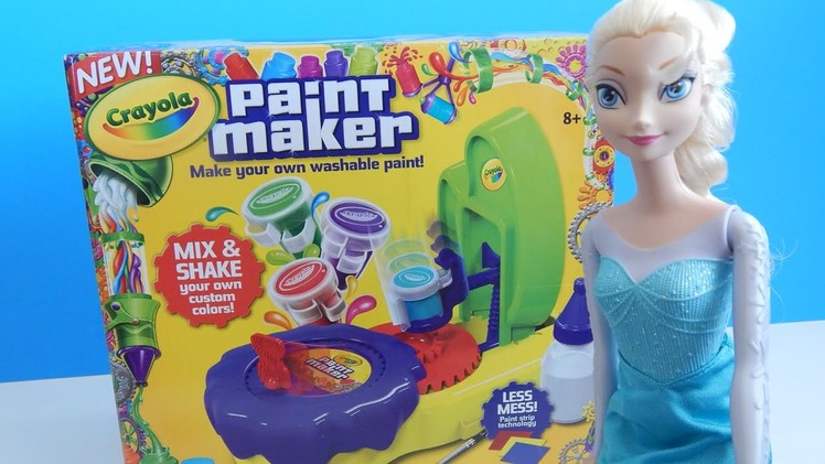 Crayola Paint Maker Craft Set Review with Disney Frozen Elsa