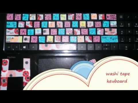 D I Y Washi Tape Keyboard =^ ^=