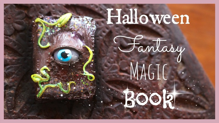 Fantasy Magic Book - Halloween Polymer Clay Tutorial #1