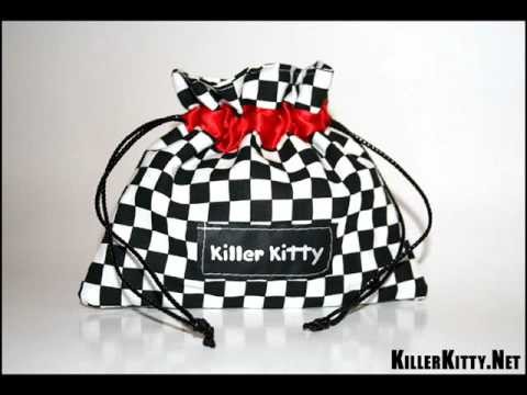 Handmade Alternative Drawstring Bags & Misfits Bag By KillerKitty.Net