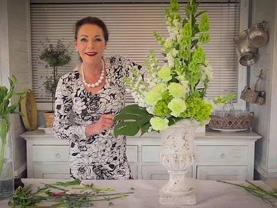 How to Arrange with Tall Stately Flowers Floristry Tutorial