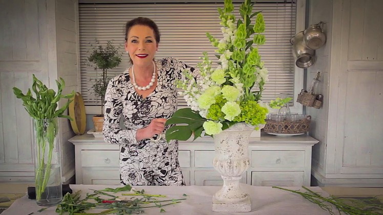 How to Arrange with Tall Stately Flowers Floristry Tutorial