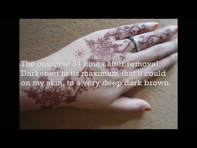 How to darken Henna.Mehndi with natural body heat