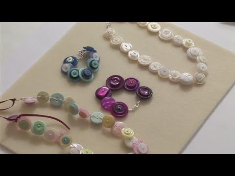 How To Do Button Jewellery
