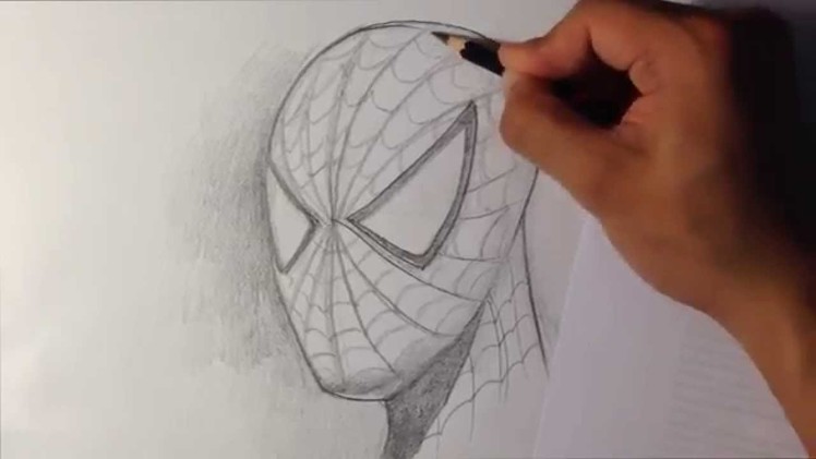 How to Draw Spider-man in Fine Art Style - Easy Drawings