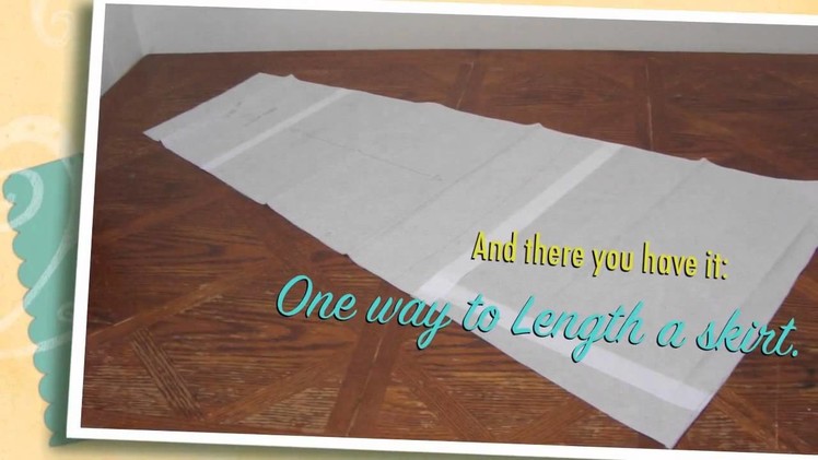 How to Lengthen and Aline Skirt (2 Methods)