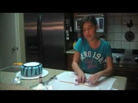 How to make a camouflage and zebra print cake with fondant