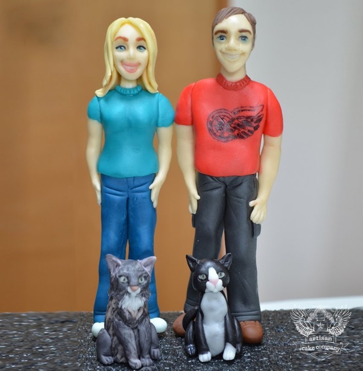 How to make a Standing Person Cake Topper