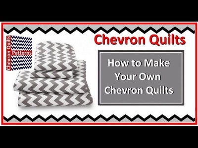 How to Make a Zig Zag Chevron Quilt Pattern with or without Triangles