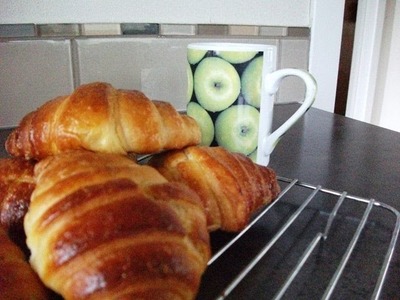 How to make croissants - folding, shaping and baking - ADDED RECIPE