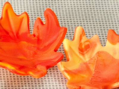 How to Marble Fondant for Fall Leaves