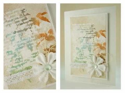 Layered Stamped Backgrounds