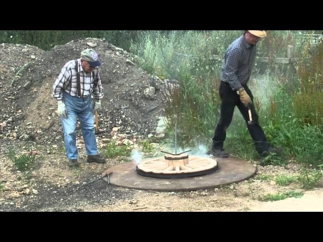 Making a Wooden Carriage wheel Pt3