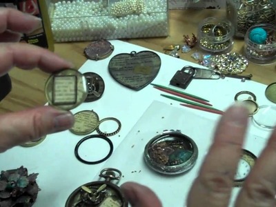 Mixing, Pouring and Creating Altered Art Bezels With ICE Resin