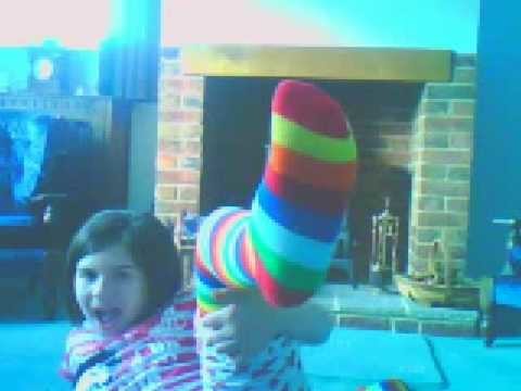 My Stripy Sock and my Brother