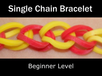 Rainbow Loom® Single Chain Bracelet - Lesson 1