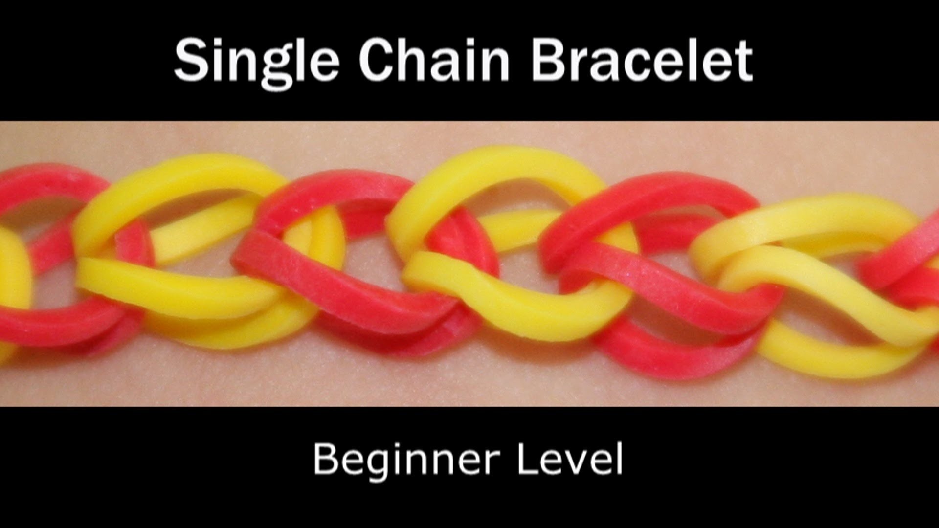 Rainbow Loom® Single Chain Bracelet - Lesson 1