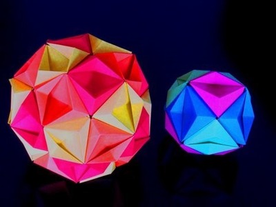 Re: How to make an Origami Kusudama