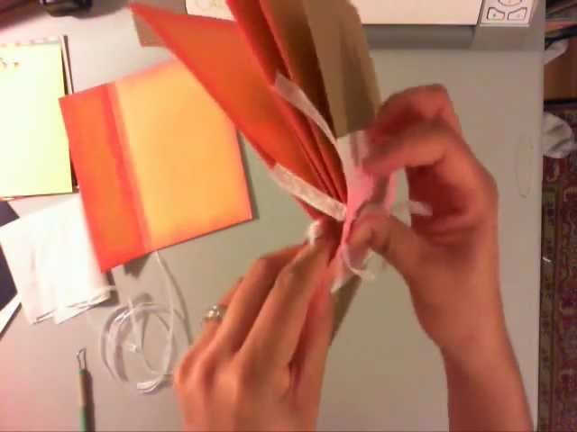 Ribbon Binding for Envelope Album Book Tutorial