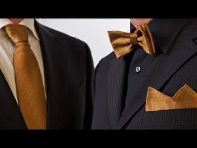 Turn a Neck Tie to a Bow Tie (EASY and AUTHENTIC-looking) with Jimmy Lard - The Sock Snob