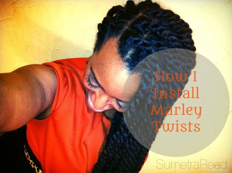 (21) Natural Hair Journey - Marley Twists Tutorial