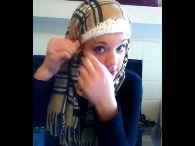 70 Second Hijab - Easy, Fast, Stylish (Cashmere Winter Scarf)