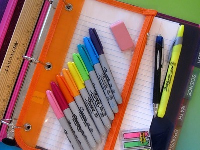 Back to School Organization: How to Organize Your Binder & Supplies