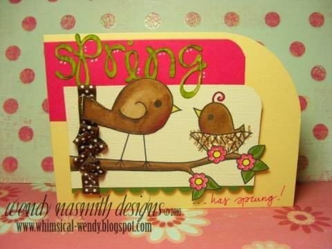 Card Tutorial - Spring. has sprung!
