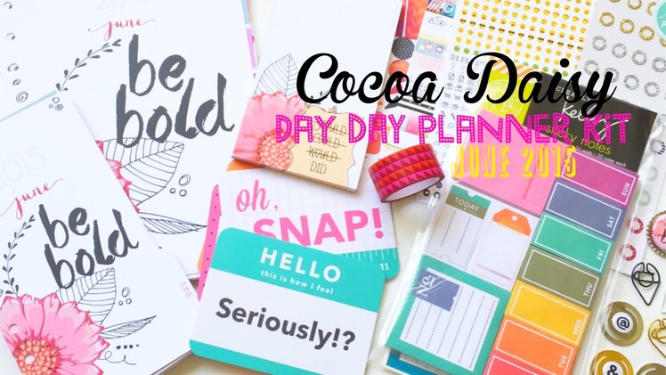 Cocoa Daisy June Daisy Day Planner Kit