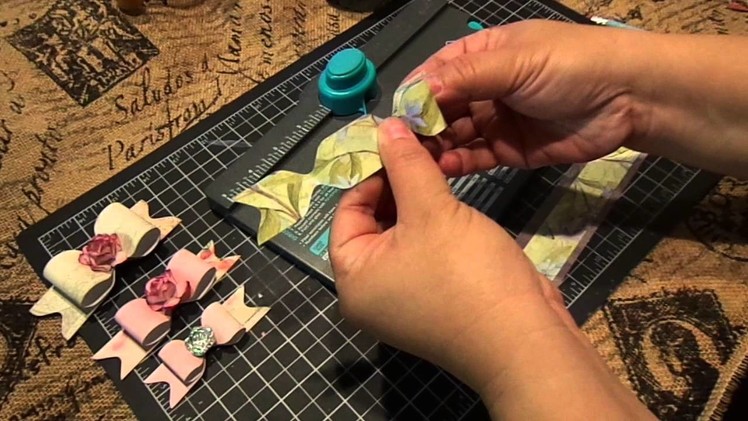 Create a bow with one strip of design paper with the WRMK Envelope Punch Board