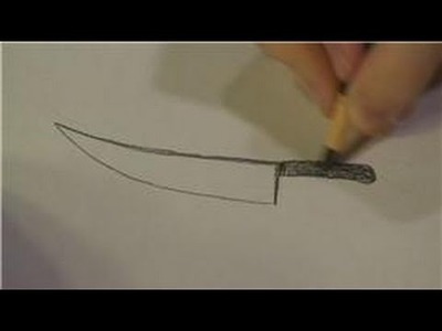 Drawing Lessons : How to Draw a Real Knife