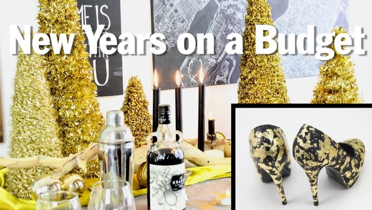 EASY NEW YEARS EVE Decor and Accessories, BROKE FOR THE HOLIDAYS
