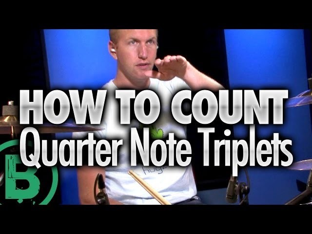 How To Count Quarter Note Triplets - Beginner Drum Lessons