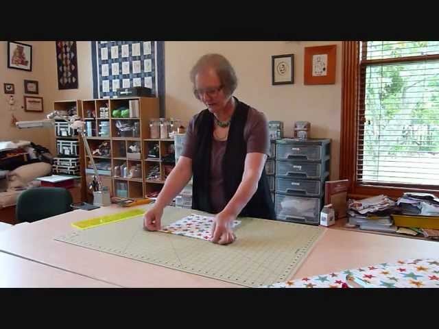 How to cut 5" squares - Quilting Tips & Techniques 001