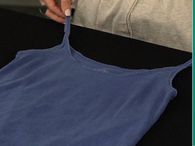 How to fold a tank top