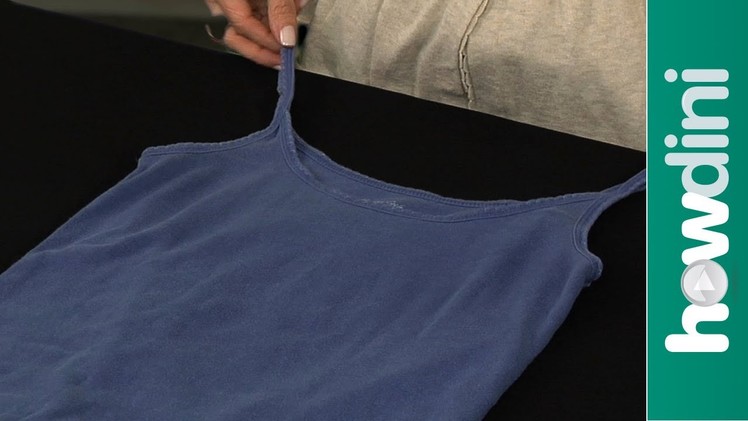 How to fold a tank top