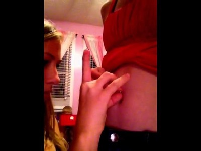 How to make a fake belly button ring (:looks SO REAL!!:)