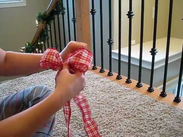How to make a fancy bow. for gifts and decor. EASY!!!