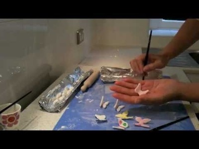 How to make a fondant butterfly
