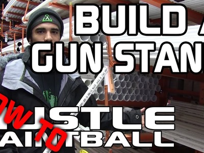 How to make a Paintball Gun Stand for yourself or your team by HustlePaintball.com