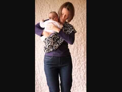 How to put a baby in a Sling, Cradle Position