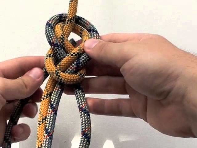 How to tie a re-threaded Figure of Eight
