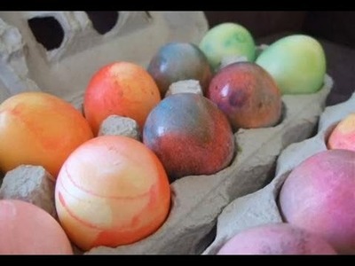 How to Tie Dye Easter Eggs