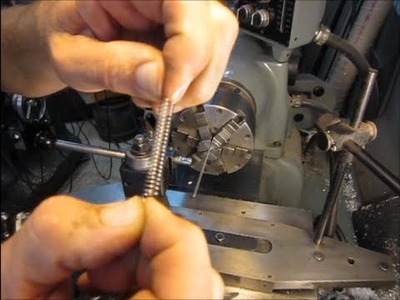 How to Wind a Coil Spring on the Metal Lathe