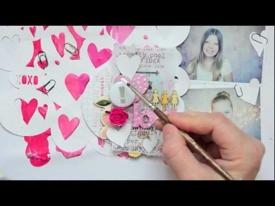 In the Mood to Scrap: L O V E with Wilna Furstenberg (Two Peas in a Bucket)