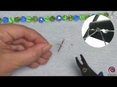 Jewelry Techniques - How to Use a Crimp Tool - Cousin Corp