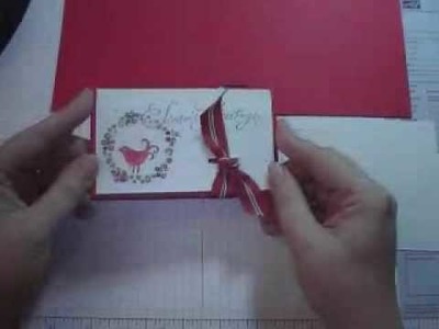 Making a Pop-up Gift Card Holder