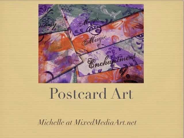 Mixed Media Postcard Art
