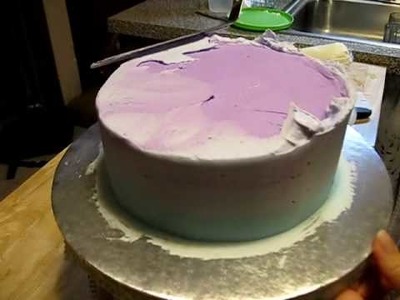 Multi-tone cake and swirls
